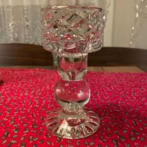 Elegant Crystal Candle Holder